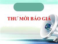 Thư mời Báo giá Vật Tư Y Tế